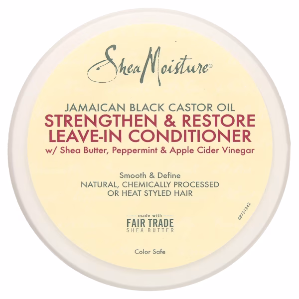 SheaMoisture, Jamaican Black Castor Oil, Strengthen & Restore Leave-In Conditioner, 11.5 fl oz (340 ml) - Image 4